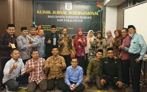 Klinik Jurnal, Memotivasi Dosen Fakultas Syariah IAIN Pekalongan Berkontribusi di Jurnal Internasional