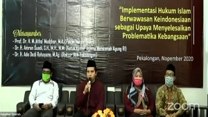 Webinar Fakultas Syariah IAIN Pekalongan Bahas Implementasi Hukum Islam Berwawasan Keindonesiaan