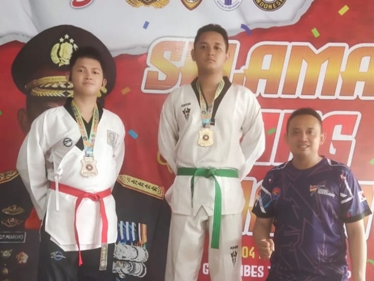 Mahasiswa Prodi Hukum Tatanegara Raih Juara I Kejuaraan Nasional Taekwondo Kapolri Cup 5