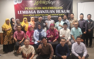 LBH Fakultas Syariah Menggelar Workshop Penguatan Kelembagaan